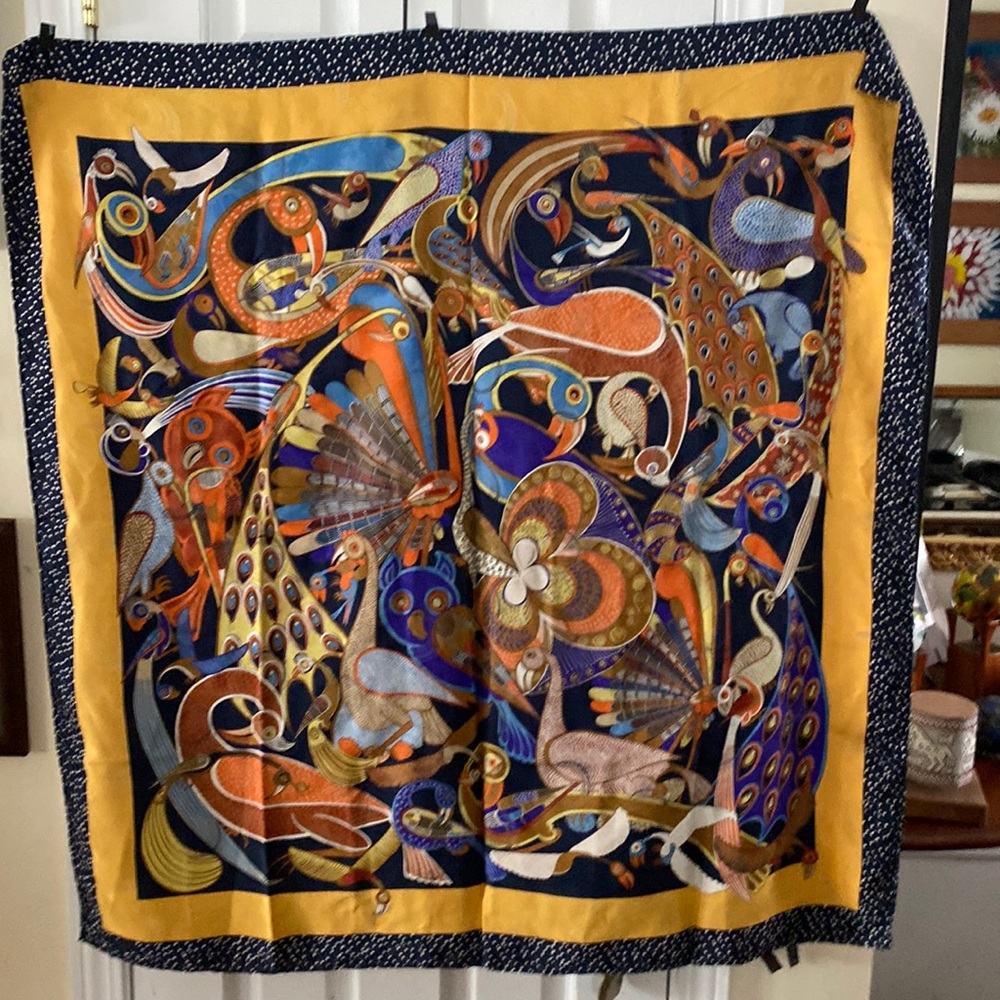 Brioni Handmade Silk Scarf, Made in Italy